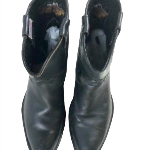 Harley Davidson ankle cowboy riding boots womens size 10 - Picture 2 of 9